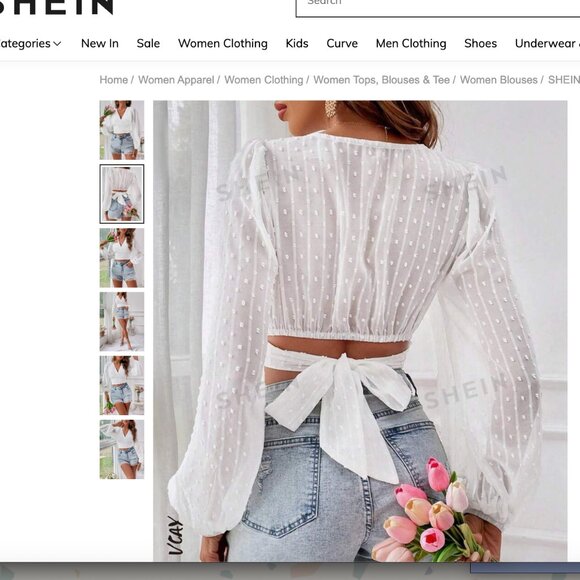 Women's Blouse - Picture 2 of 2